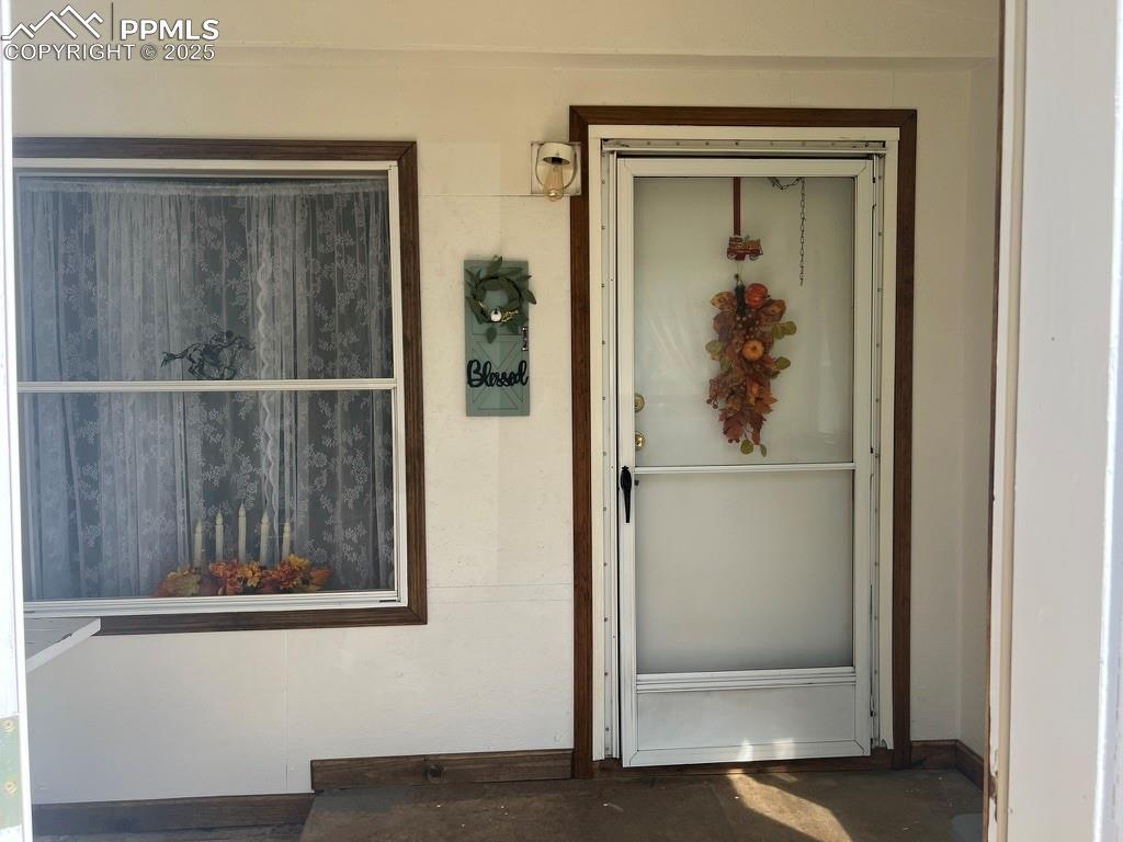 35875 Shear Road Yoder, CO 80864 - Photo 4 of 44 a view of front door