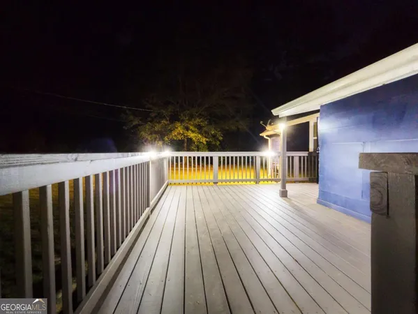 a view of deck with wooden floor and outdoor space