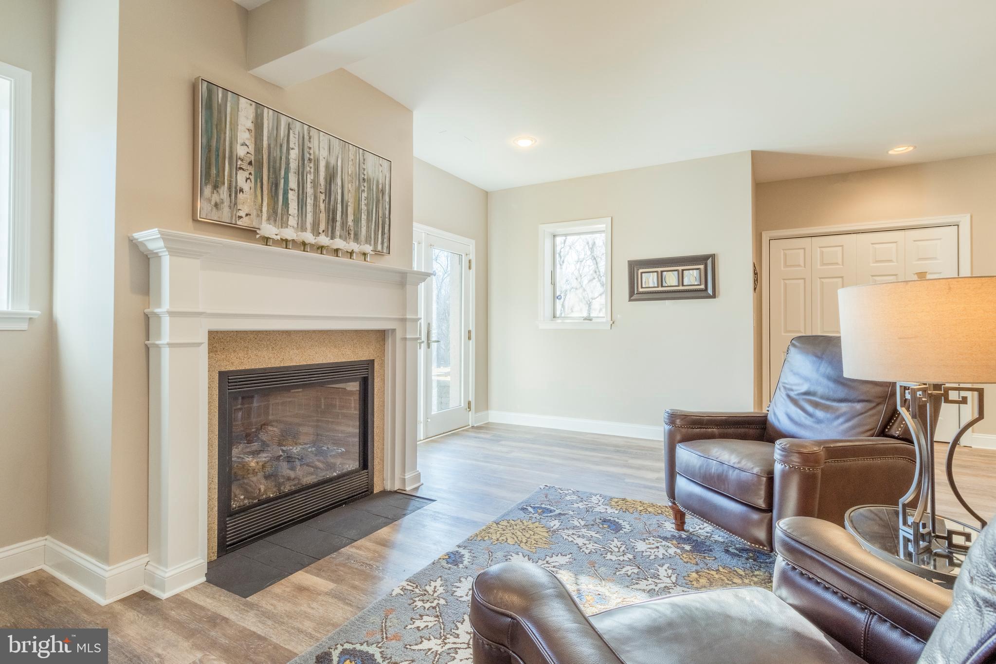 1701 Warpath Road West Chester, PA 19382 - Photo 34 of 51 Lower Level Family Room Fireplace - Gas