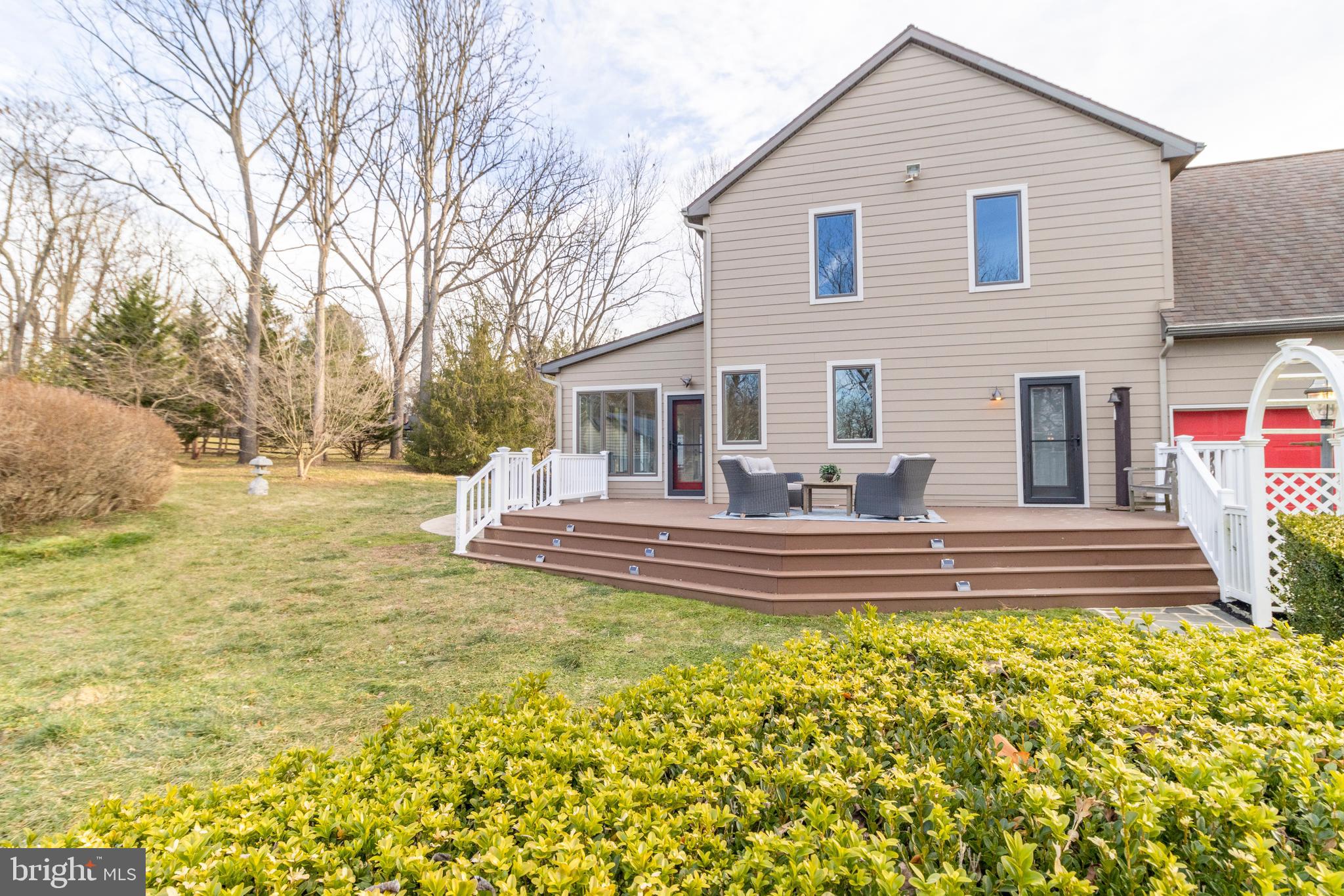 1701 Warpath Road West Chester, PA 19382 - Photo 46 of 51 Side of House with Expansive Deck