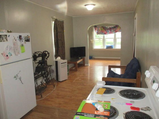 404 Roe Street Buchanan, MI 49107 - Photo 5 of 11 View of living room & kitchen