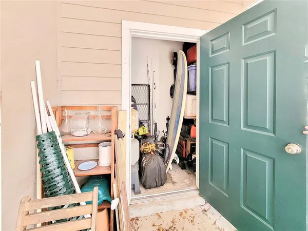 a room with furniture and a window
