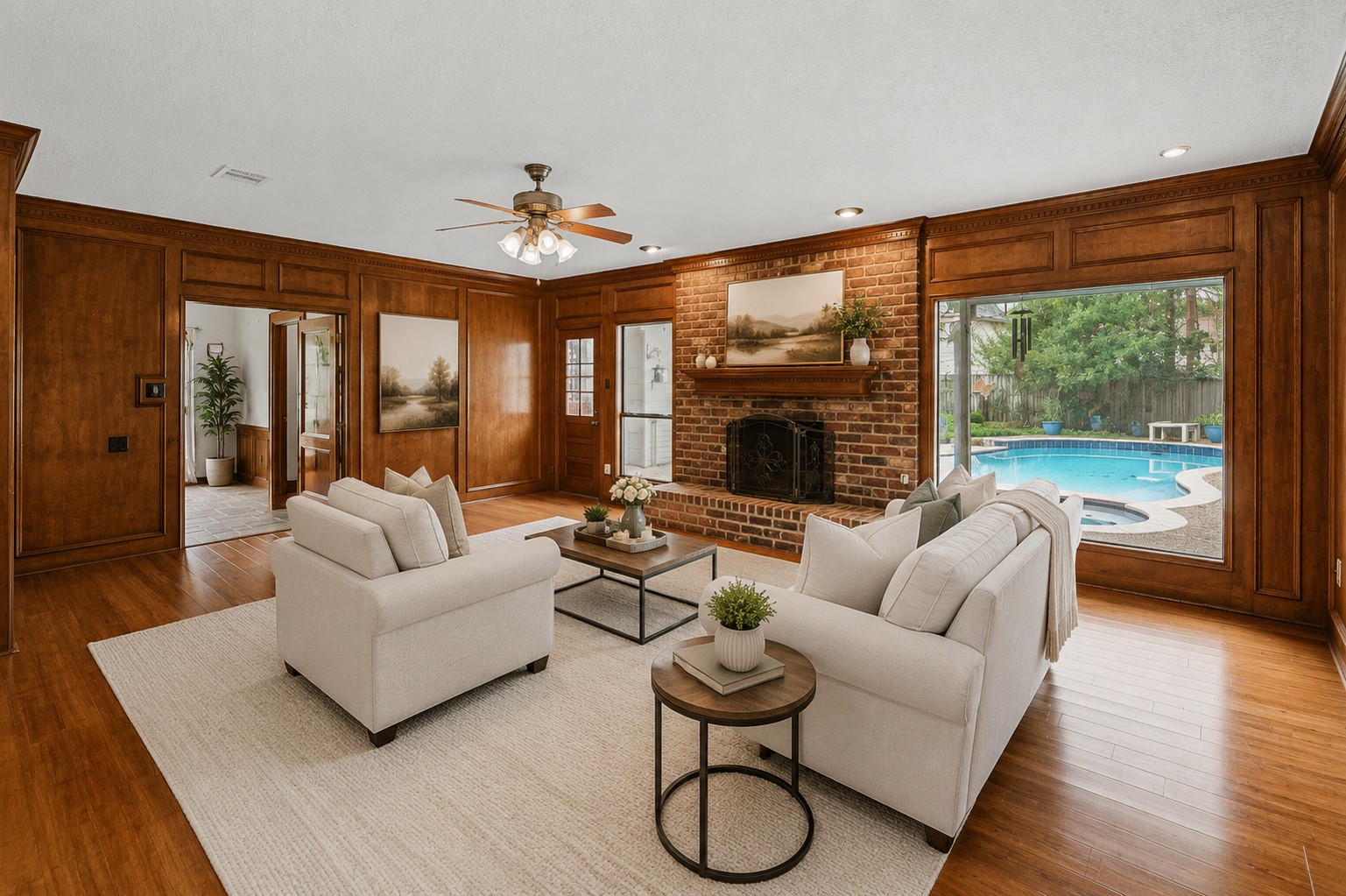 8412 Hidden Trail Lane Spring, TX 77379 - Photo 13 of 38 **Virtually Staged** Family Room.