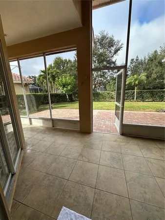 a view of a porch with furniture