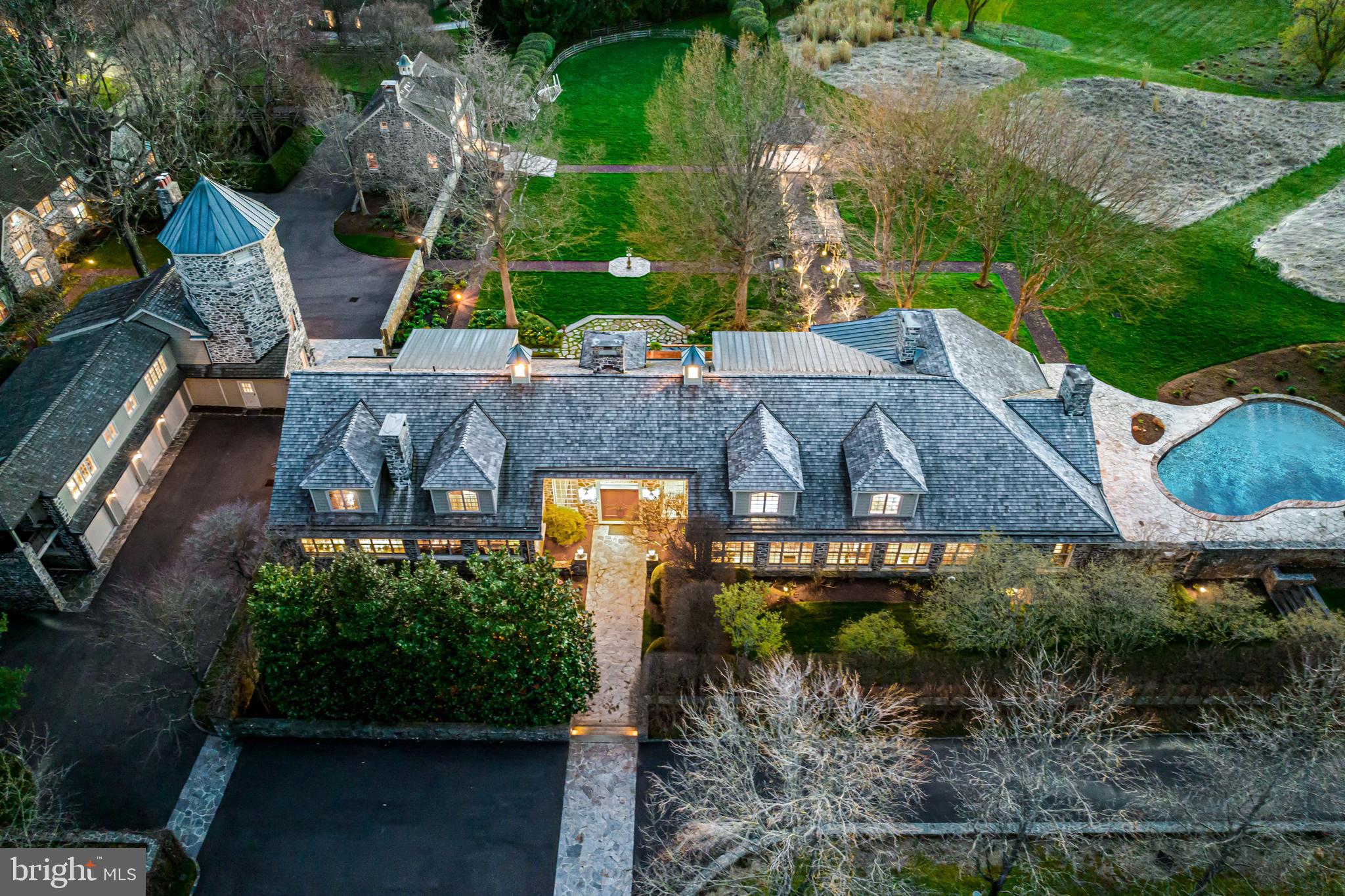 770 Godfrey Road Villanova, PA 19085 - Photo 3 of 150 an aerial view of a house with garden space ocean view