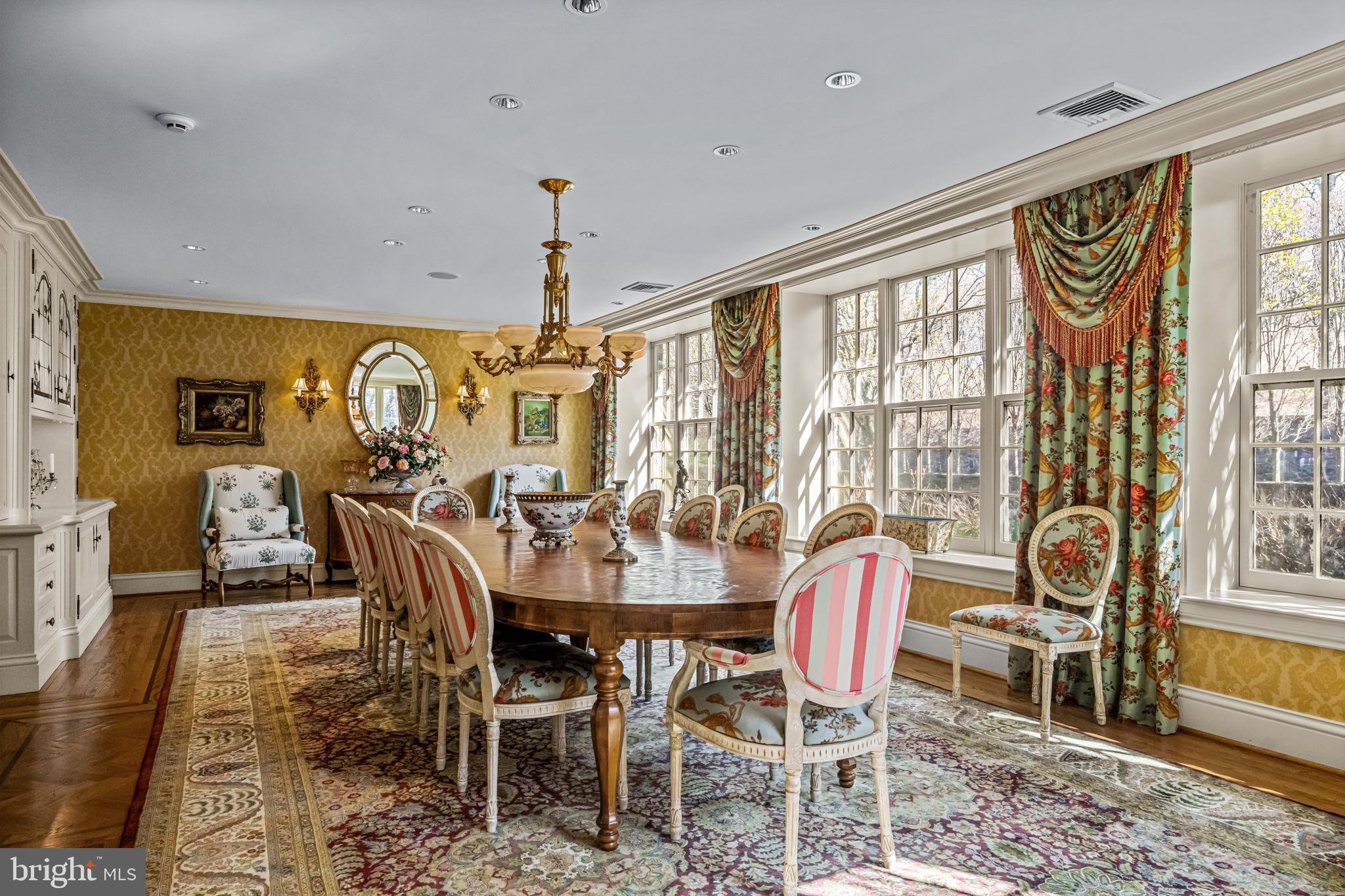 770 Godfrey Road Villanova, PA 19085 - Photo 43 of 150 a view of a dining room with furniture window and outside view