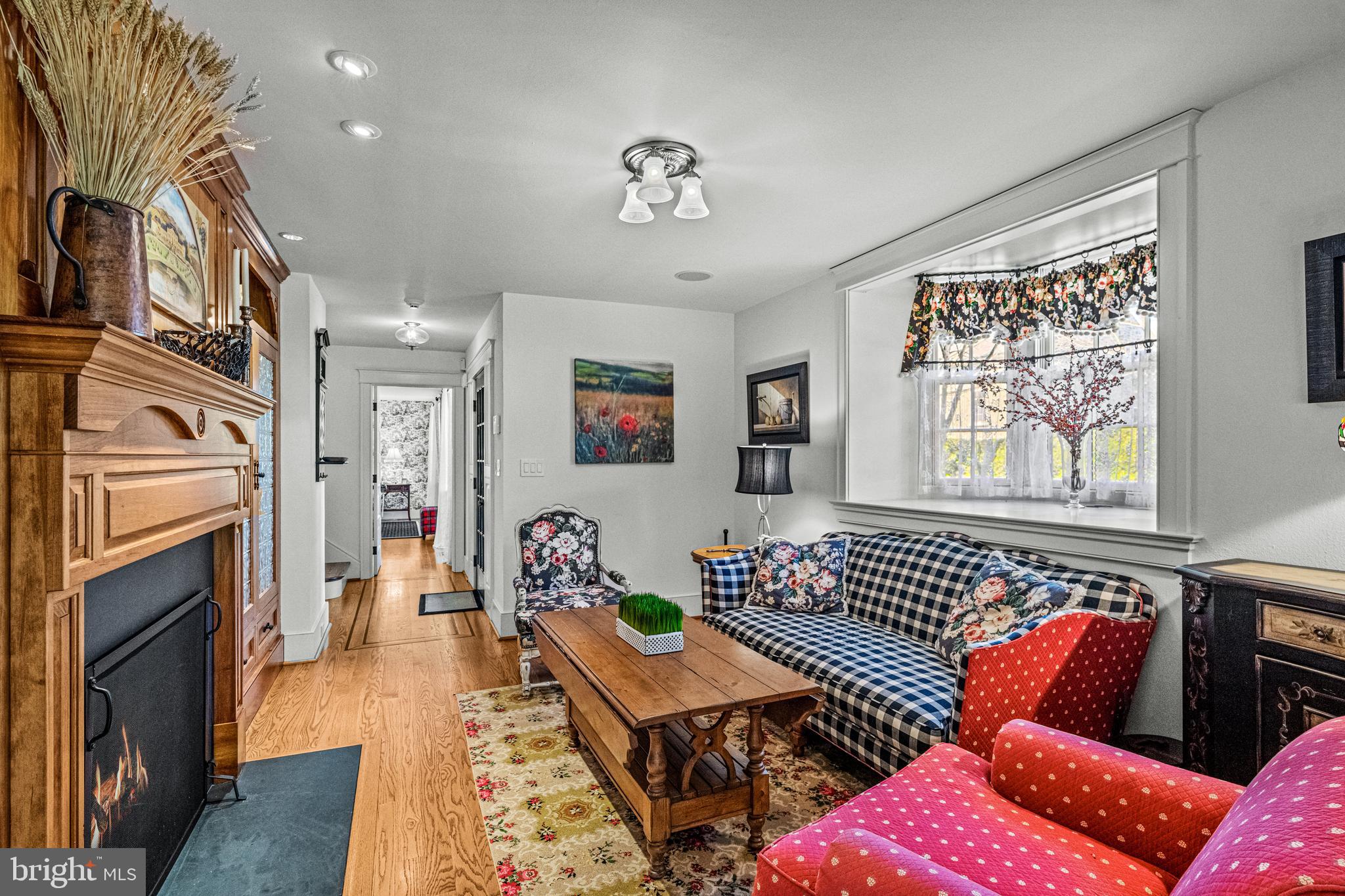 770 Godfrey Road Villanova, PA 19085 - Photo 98 of 150 a living room with furniture fireplace and flat screen tv