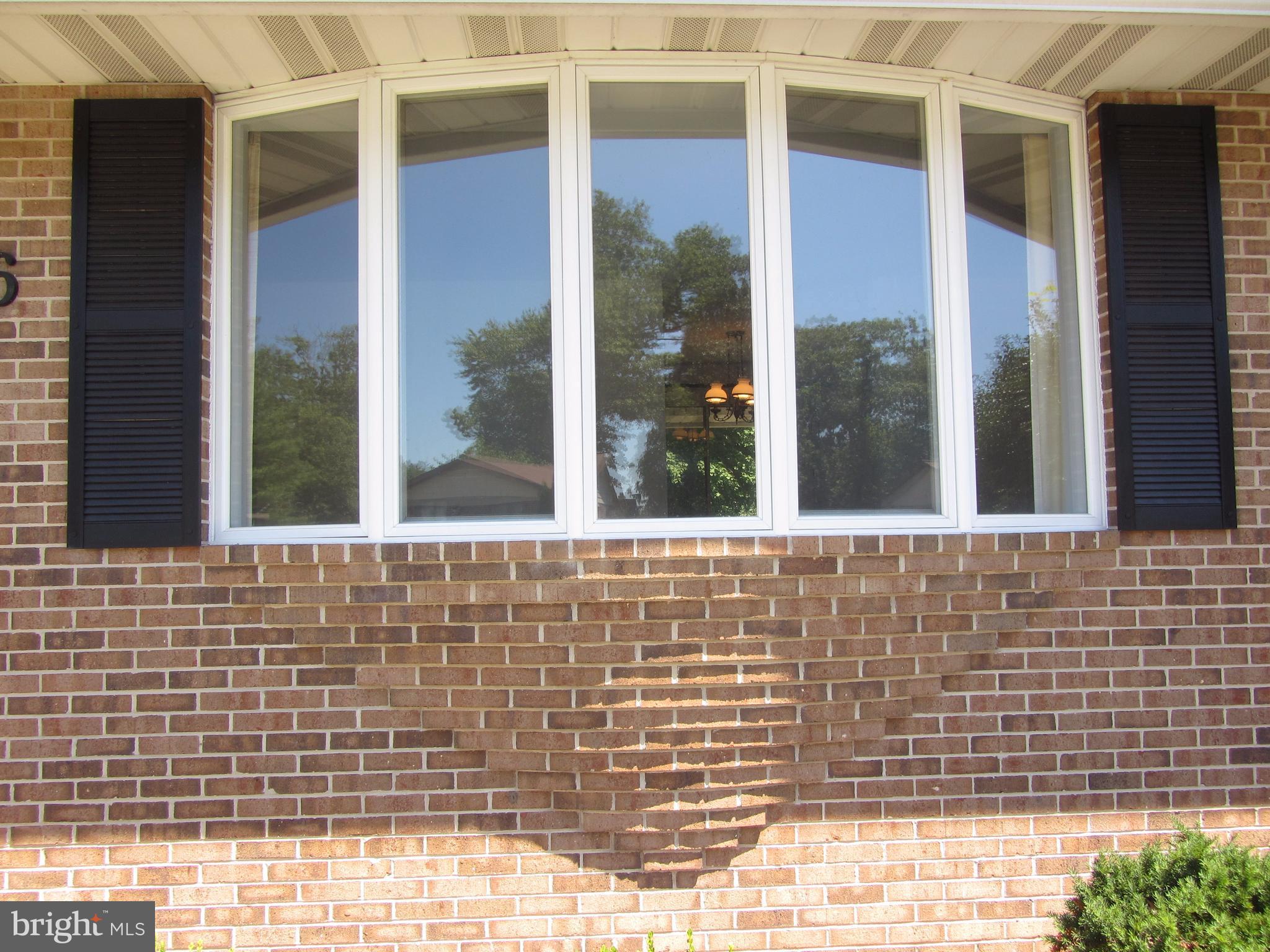 2406 Perring Woods Road Baltimore, MD 21234 - Photo 29 of 30 Brick Detail at Front Bay Window