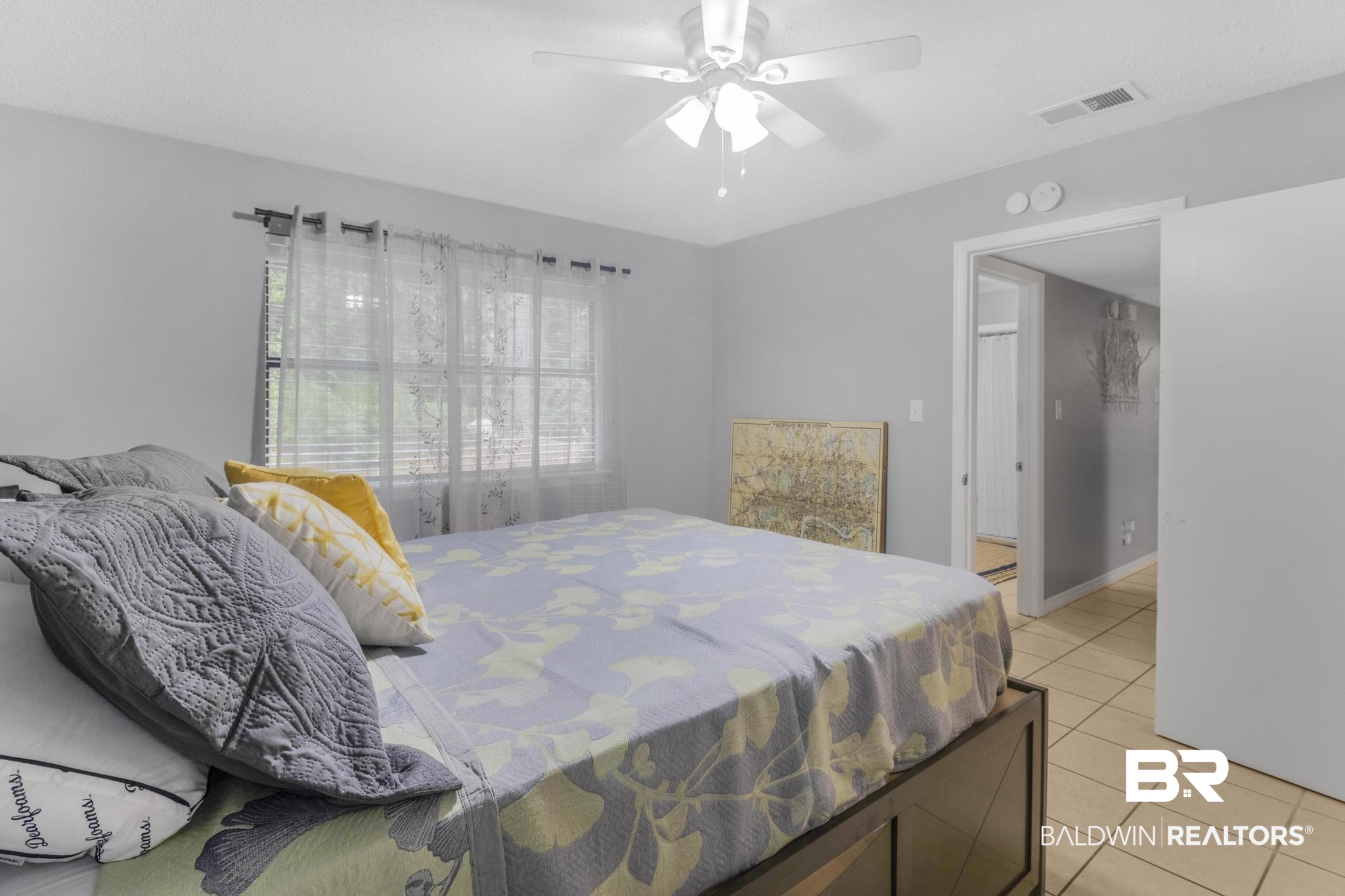 110 5th Street, Unit A 103 Daphne, AL 36526 - Photo 16 of 28 Tiled bedroom featuring ceiling fan