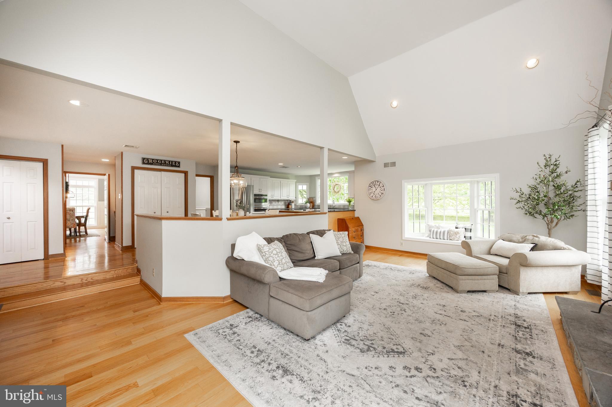 10 Brampton Road Malvern, PA 19355 - Photo 18 of 49 a living room with furniture and kitchen view