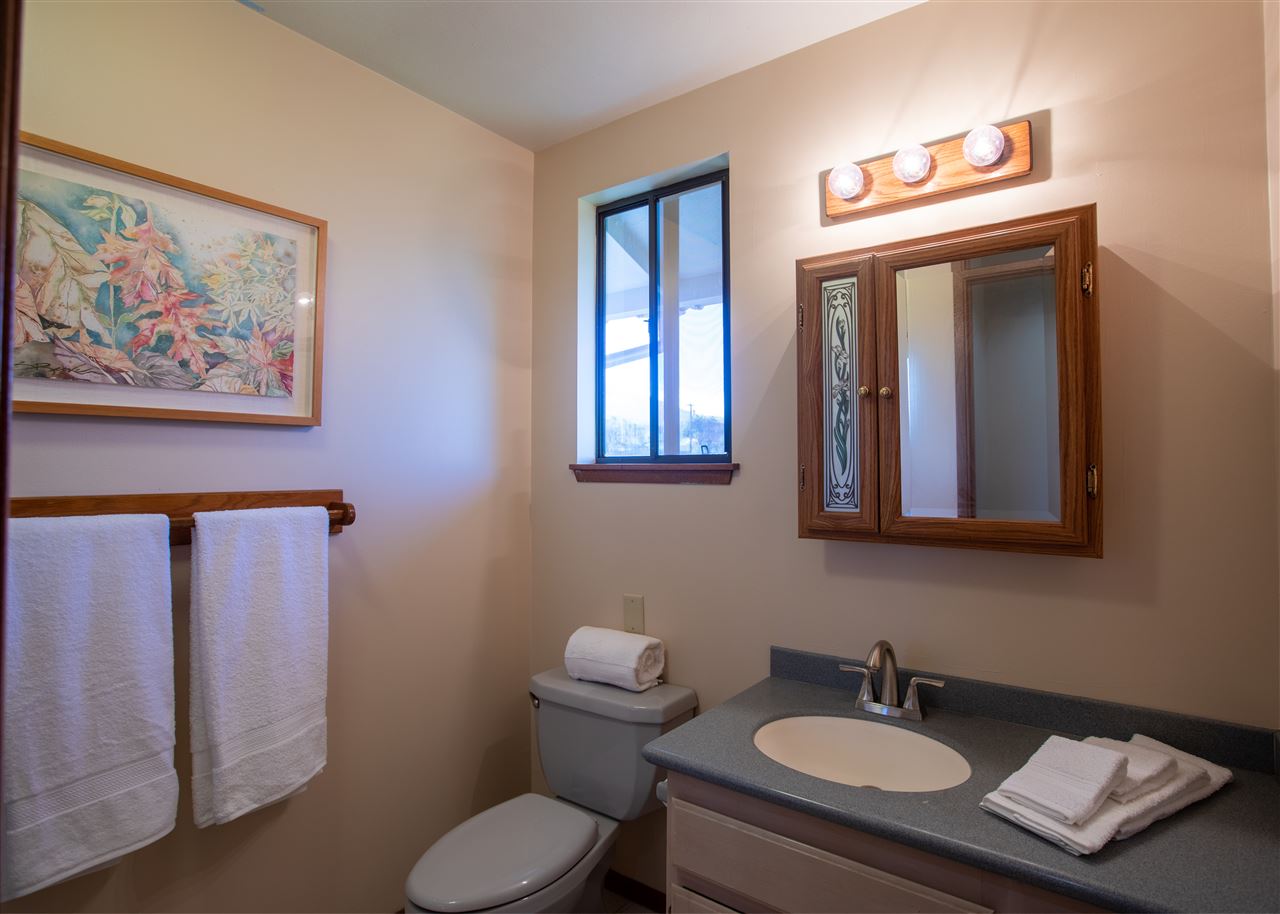 586 Naalae Road Kula, HI 96790 - Photo 26 of 30 a bathroom with a toilet sink and mirror