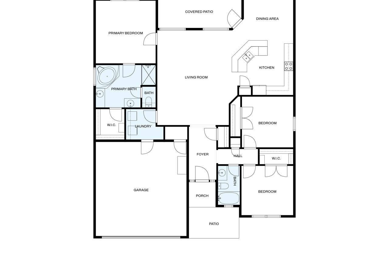 1403 Adam Burnet, TX 78611 - Photo 29 of 30 a picture of a bathroom with a shower