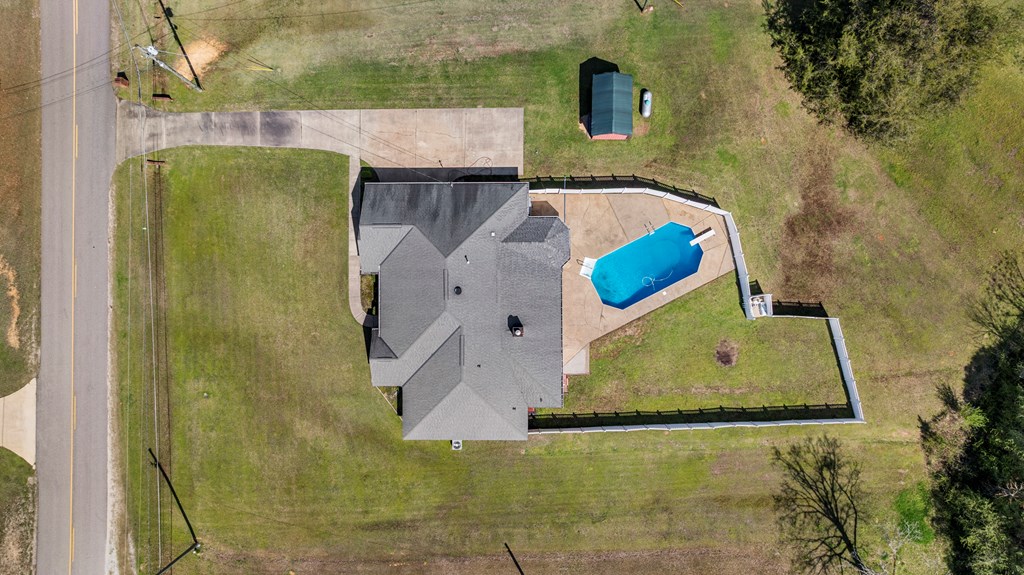 2034 Lee Road Salem, AL 36874 - Photo 43 of 47 an aerial view of a house with swimming pool