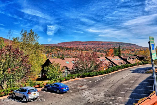 a view of city from balcony