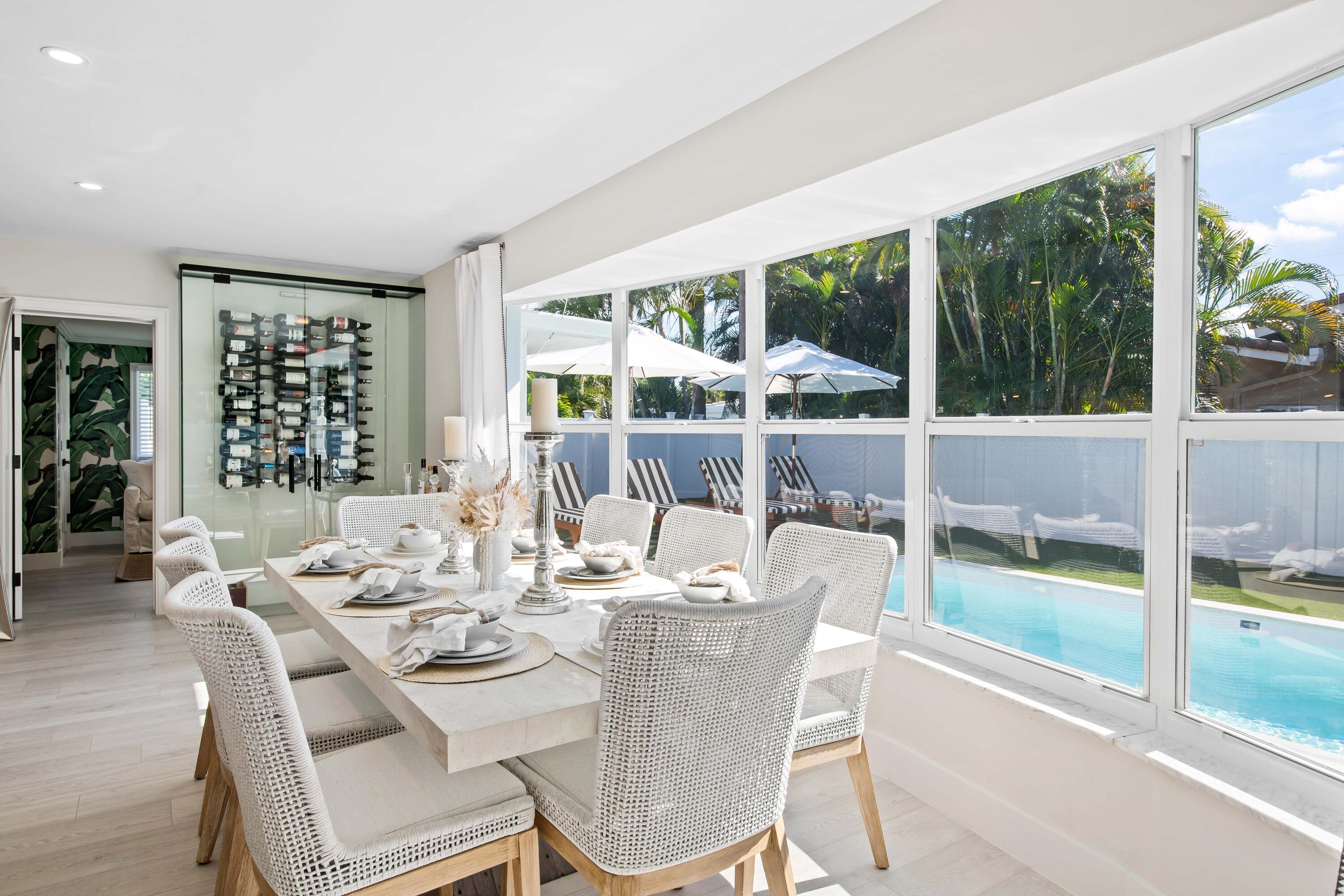 698 West Camino Boca Raton, FL 33486 - Photo 11 of 30 a dining room with furniture window and outside view