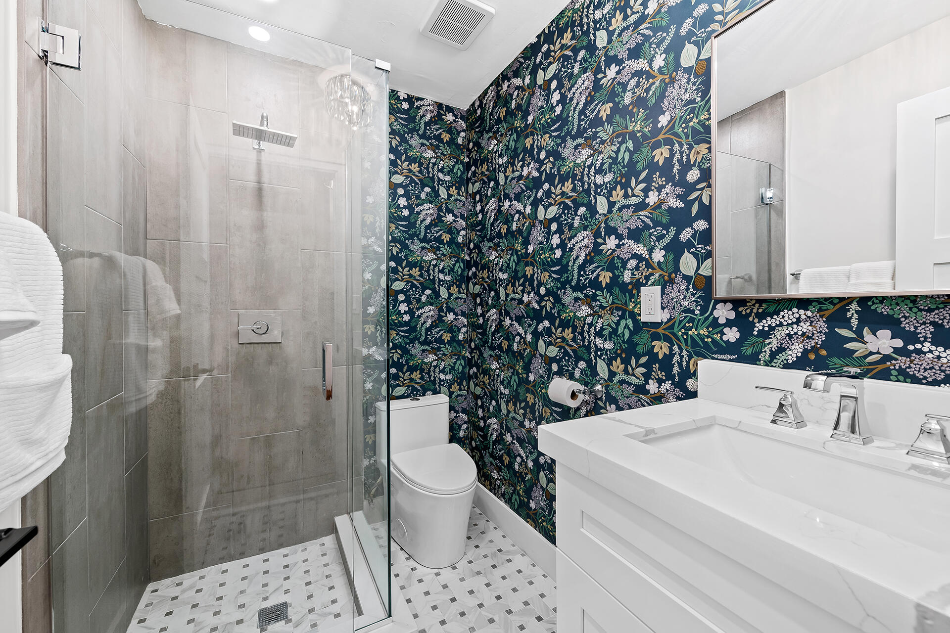 698 West Camino Boca Raton, FL 33486 - Photo 23 of 30 a bathroom with a sink toilet and shower