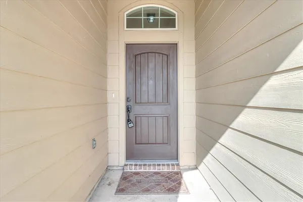 a view of front door of a house