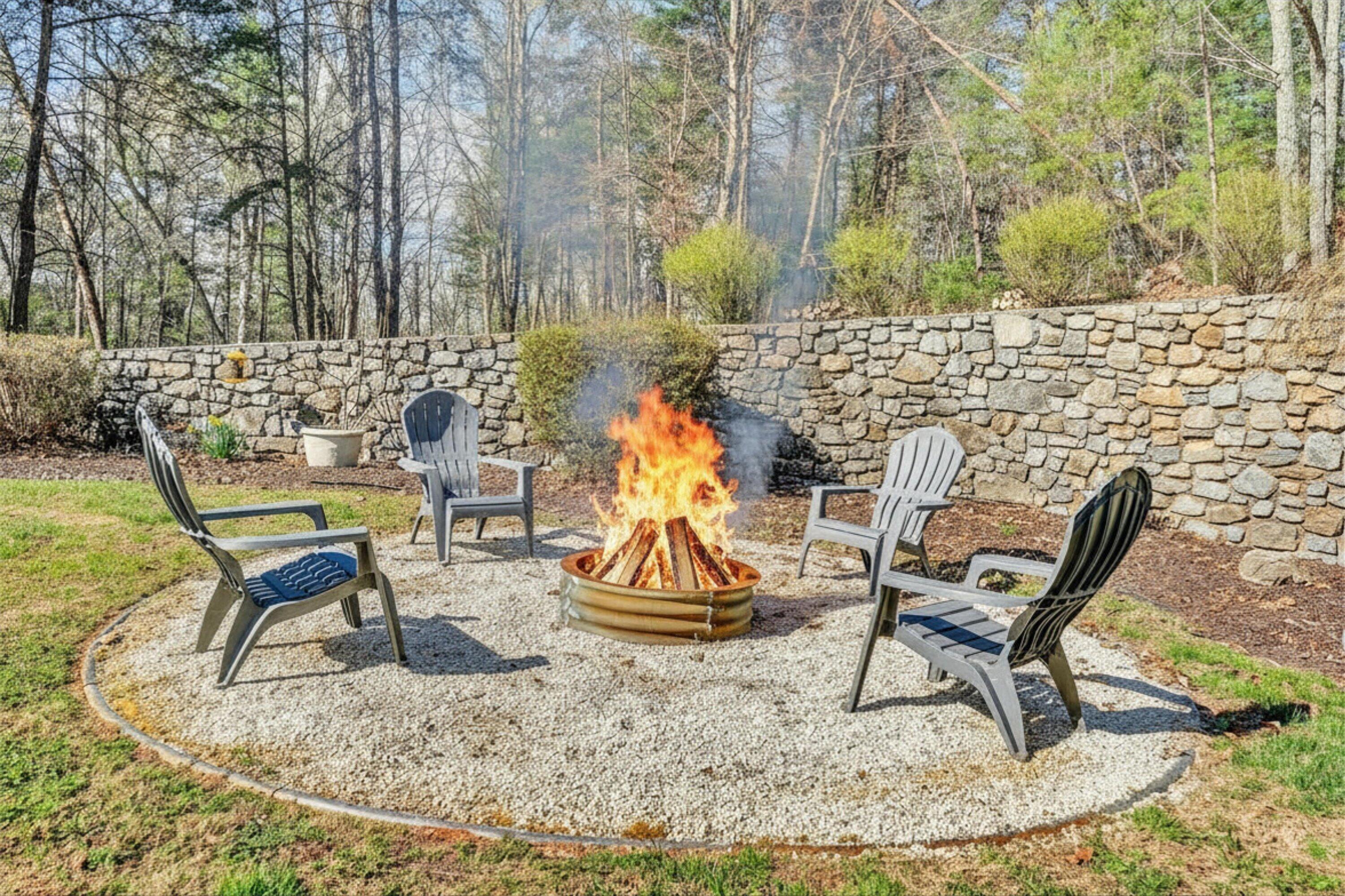 1488 Henry Road Ferrum, VA 24088 - Photo 47 of 55 Firepit
