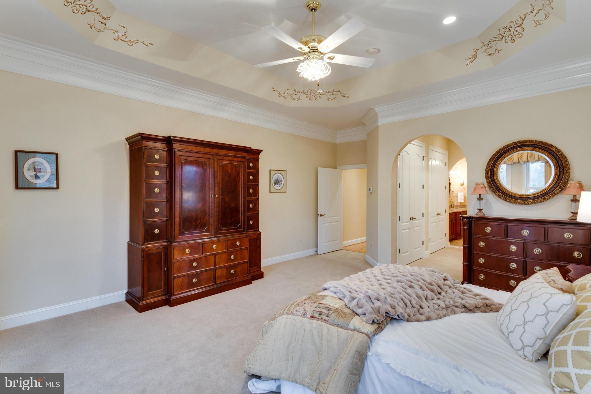 8720 Standish Road Alexandria, VA 22308 - Photo 16 of 30 Layered crown molding throughout main level