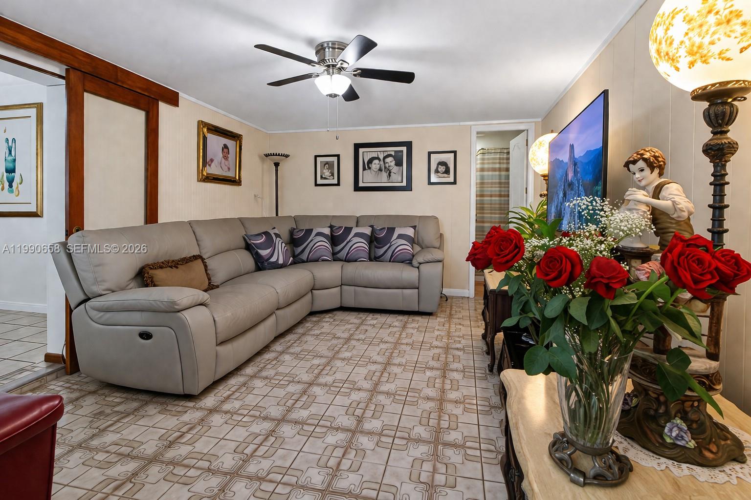 2314 Southwest 60th Avenue Miami, FL 33155 - Photo 19 of 45 a living room with furniture flowerpot and a potted plant