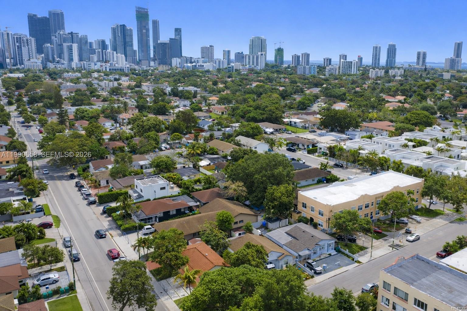 2314 Southwest 60th Avenue Miami, FL 33155 - Photo 39 of 45 an aerial view of a city with lots of residential buildings