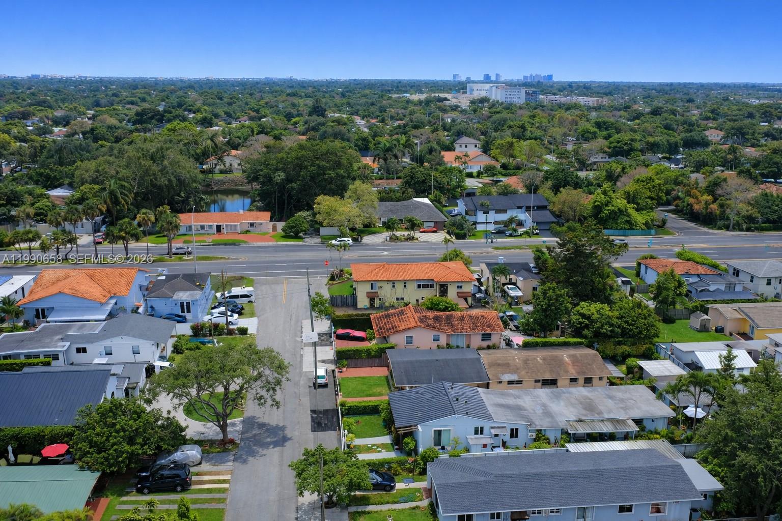 2314 Southwest 60th Avenue Miami, FL 33155 - Photo 41 of 45 an aerial view of a houses and city street