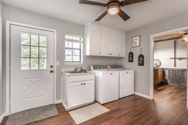 a view of a kitchen with electric appliances