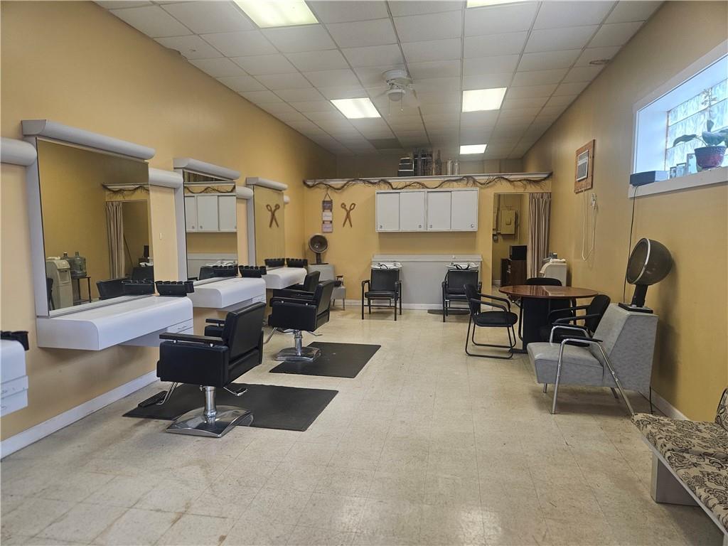 1503 Old Brodhead Road Monaca, PA 15061 - Photo 6 of 12 a living room with furniture and a chandelier