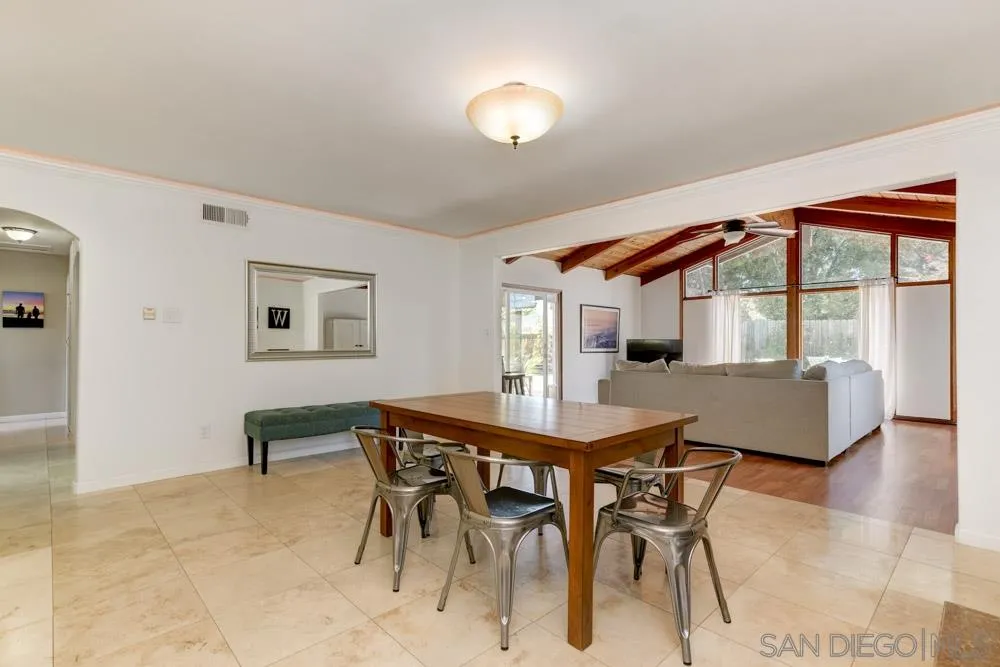 4925 Rebel Road San Diego, CA 92117 - Photo 12 of 25 a view of a dining room with furniture and a window