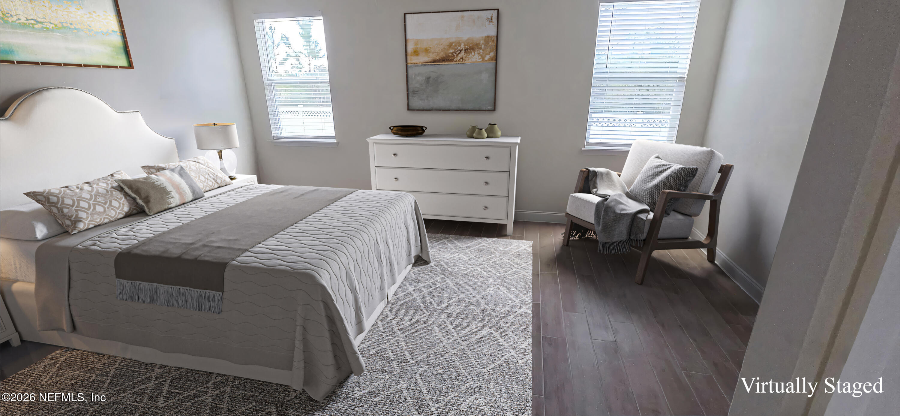 228 Thistleton Way Street St. Augustine, FL 32092 - Photo 5 of 25 a bedroom with a bed and a window