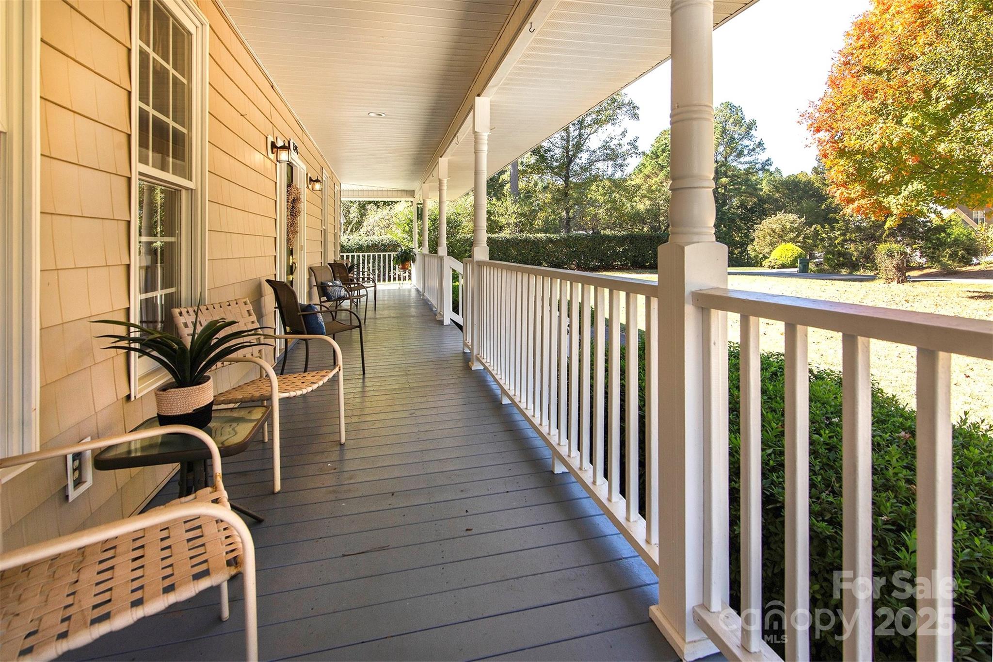 1595 High Ridge Drive Stanley, NC 28164 - Photo 3 of 32 a balcony with chairs