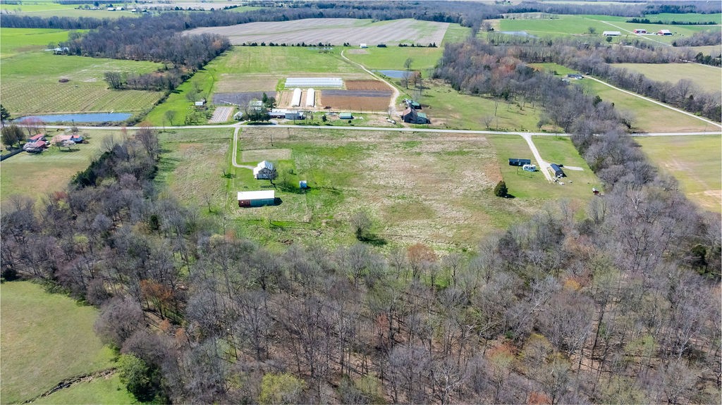 752 Stuart Chapel Road Lewisburg, KY 42256 - Photo 20 of 33 an aerial view of a house with outdoor space