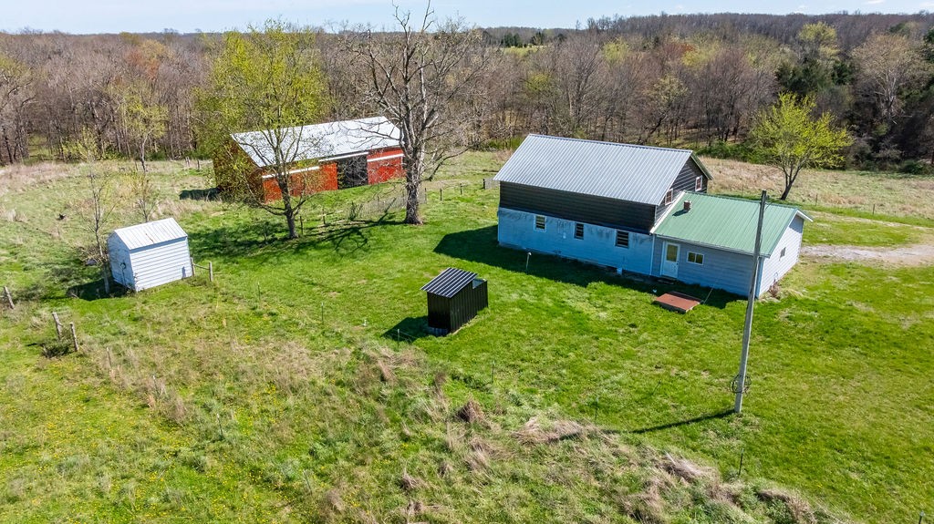752 Stuart Chapel Road Lewisburg, KY 42256 - Photo 24 of 33 an aerial view of a house with garden