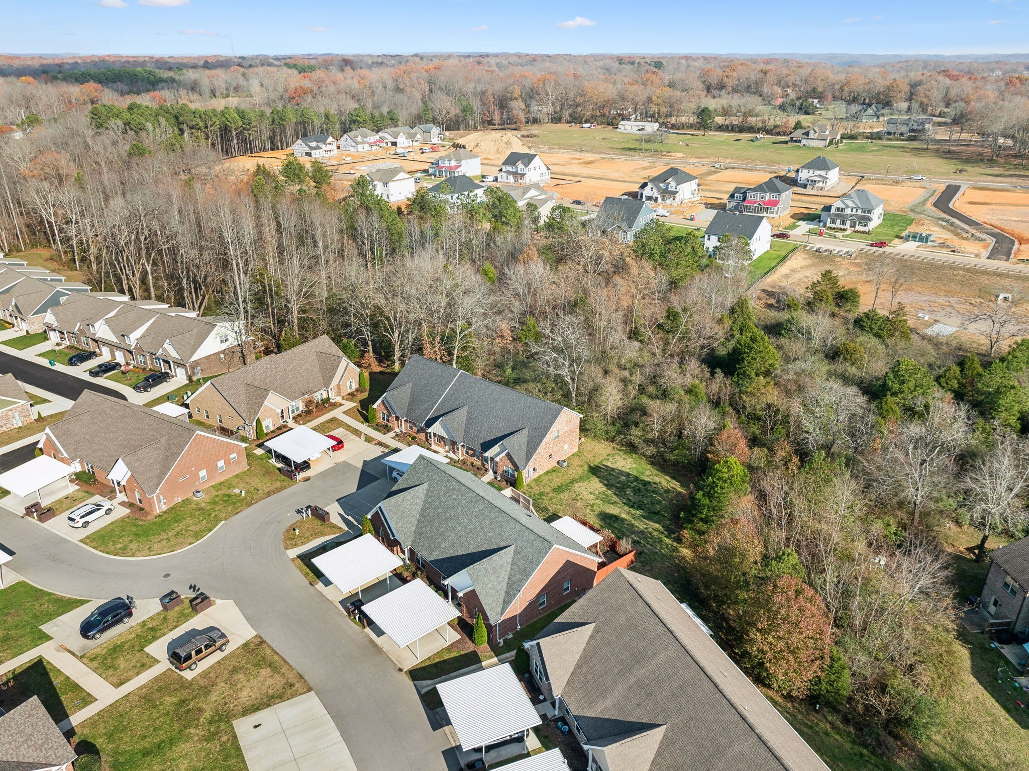7126 Fernvale Springs Way Fairview, TN 37062 - Photo 33 of 35 an aerial view of residential houses with outdoor space
