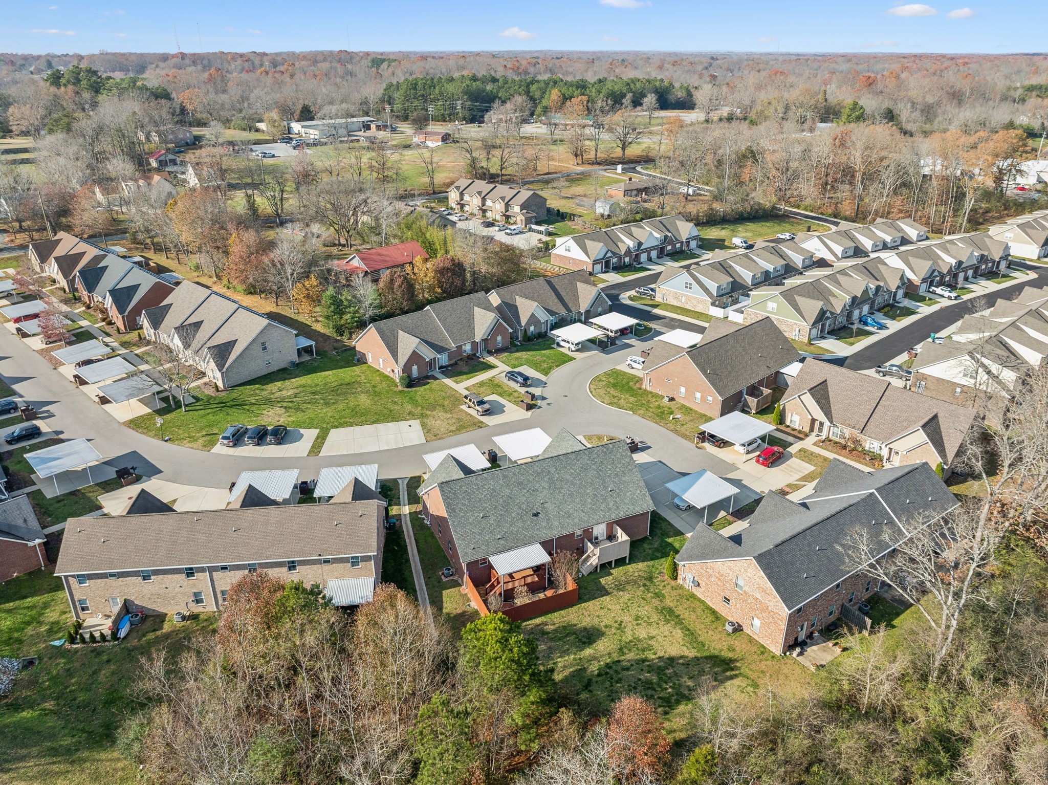 7126 Fernvale Springs Way Fairview, TN 37062 - Photo 34 of 35 an aerial view of a city with lots of residential buildings
