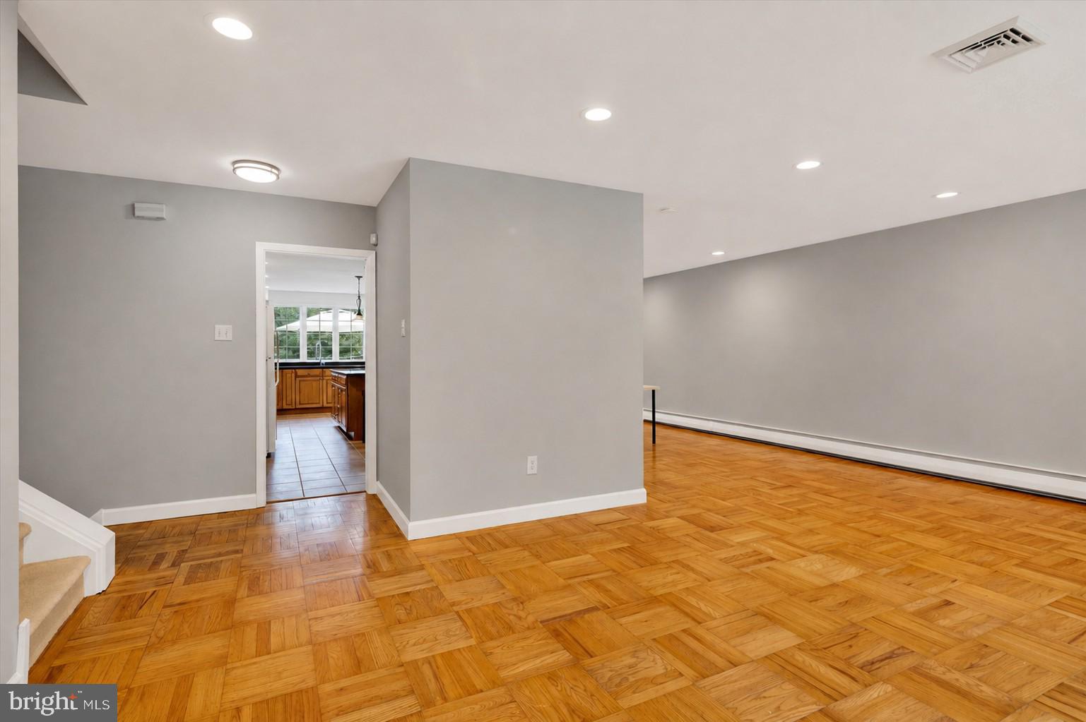 168 Mansion Road Newtown Square, PA 19073 - Photo 17 of 47 Living Room with Parquet Floors