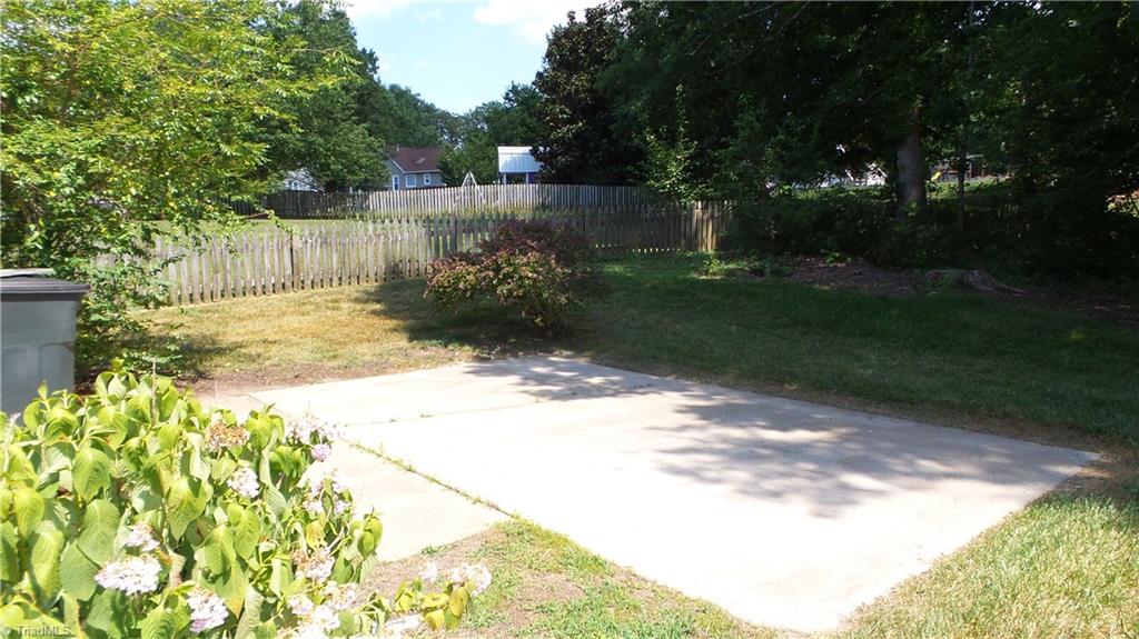 3312 Timberwolf Avenue High Point, NC 27265 - Photo 23 of 29 Large Back Patio area perfect for a patio set and/or grill.