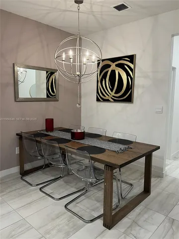 a view of a room with chairs