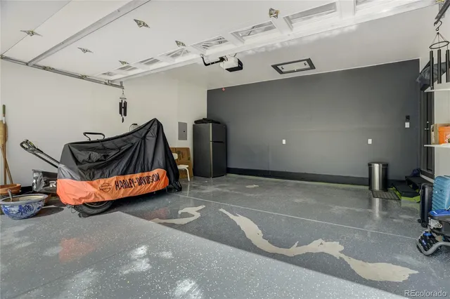 a room with gym equipment