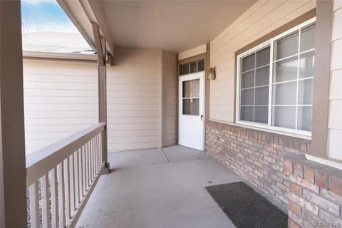 a view of front door of house