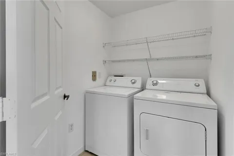 a building view with a outdoor space