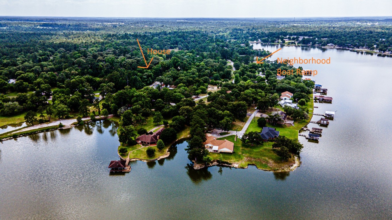 20 Connor Lane Huntsville, TX 77320 - Photo 10 of 41 a view of a lake with a mountain view