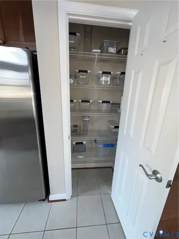 a view of a lake with a city view