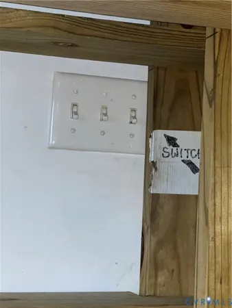 a living room with a fireplace