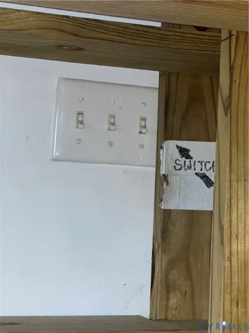 a living room with a fireplace