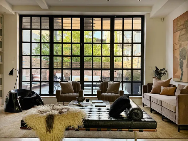 a front view of a building