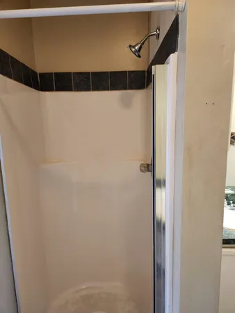 a close view of bathroom