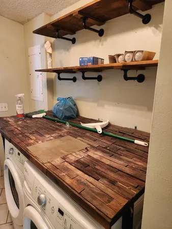 a view of front door of house