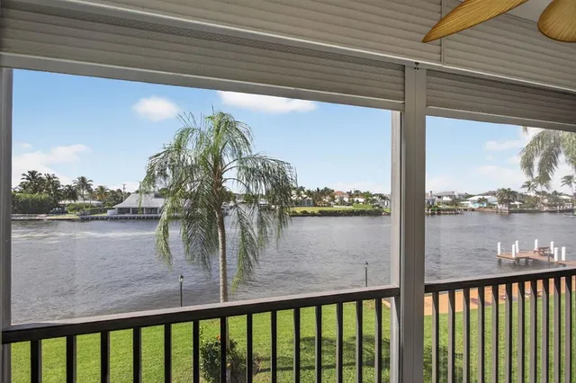 a view of a bathroom with a tub