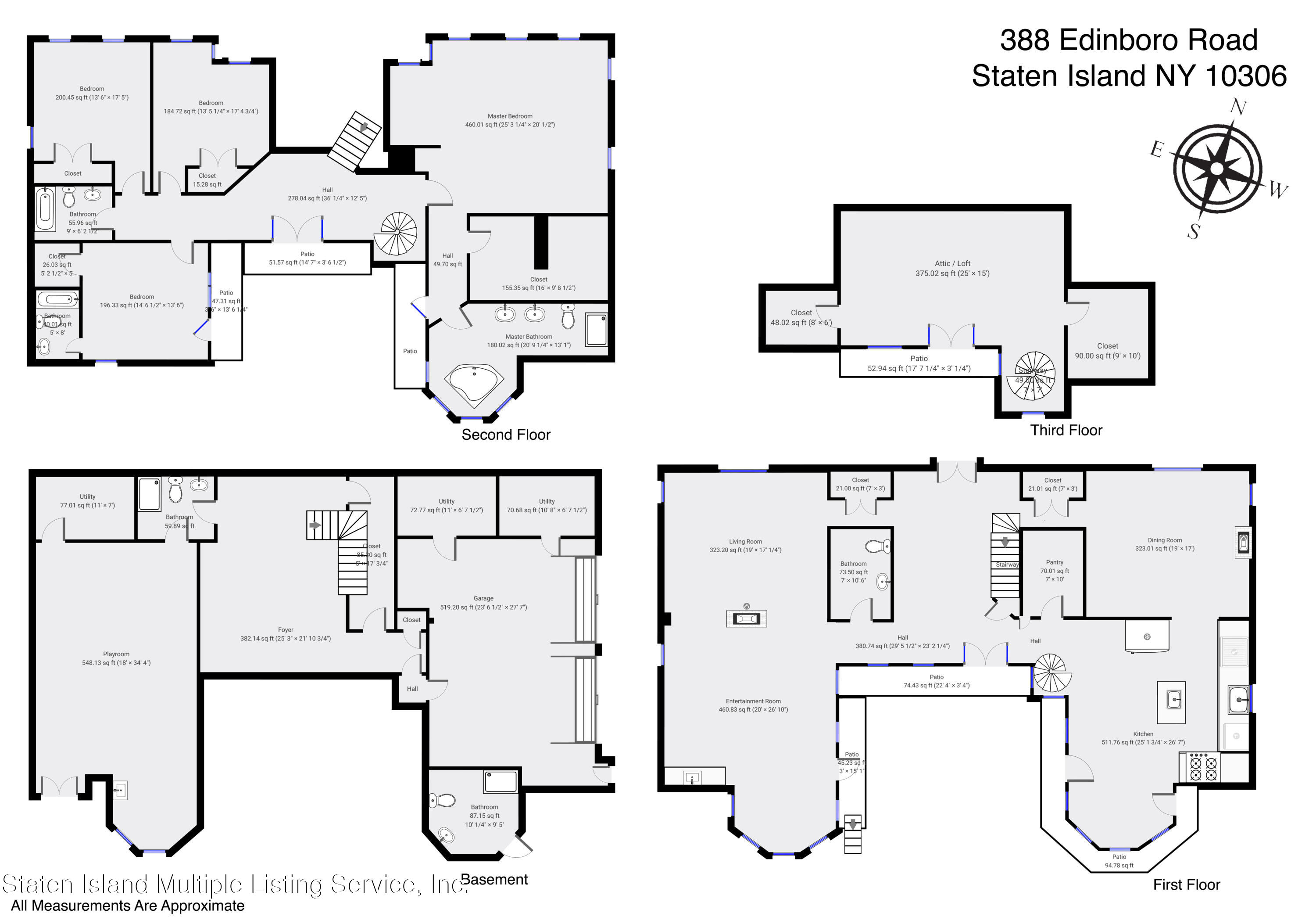 388 Edinboro Road Staten Island, NY 10306 - Photo 50 of 50 388 edinboro road Floor Plan